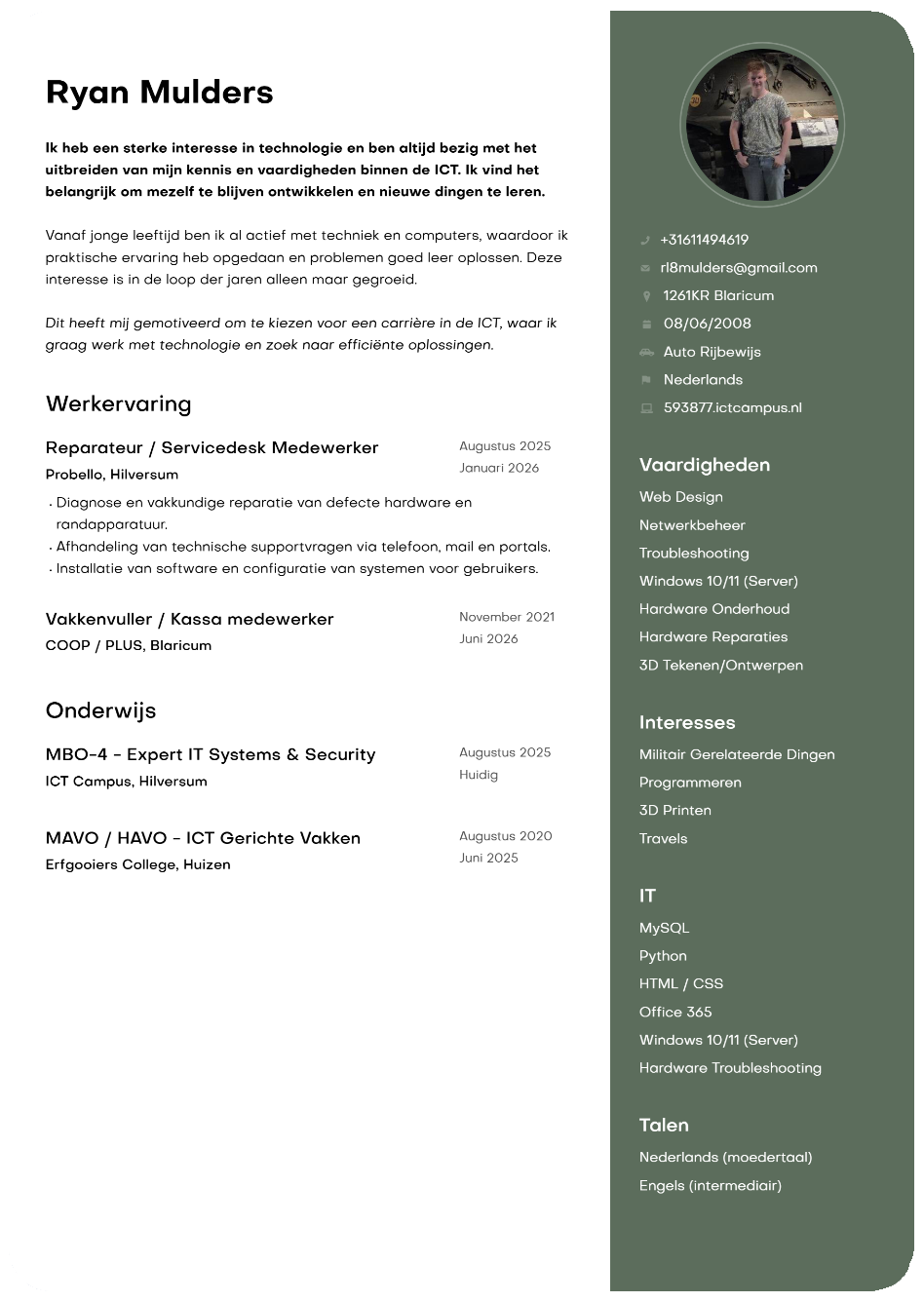 CV